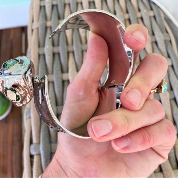 Alexis Bittar Crumpled Pyramid Relic Bracelet NWT - Picture 12 of 16